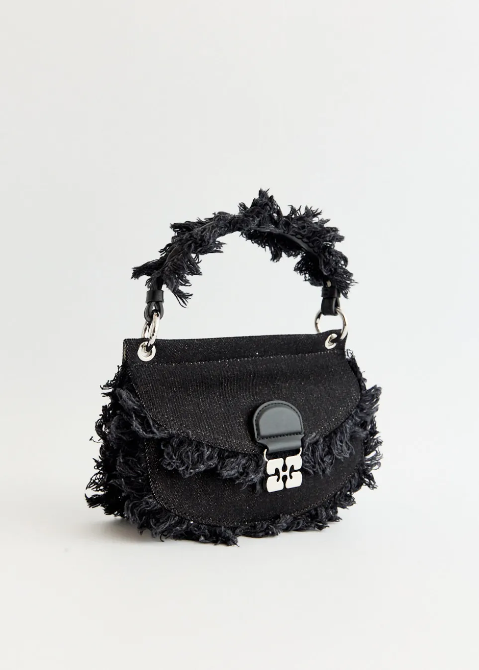 Denim Apo-G Mini Top Handle Bag