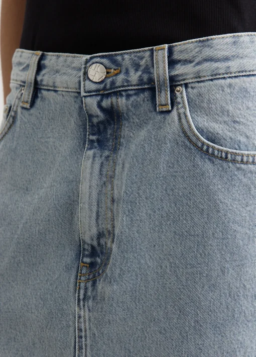 Denim Midi Skirt