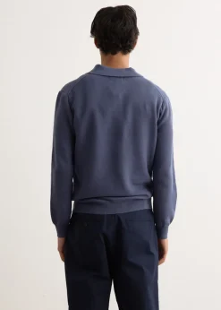 Diamond Pattern Knit Polo