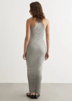 Distressed Edge Maxi Dress