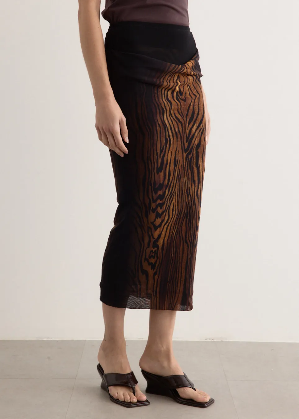 Double Layer Mesh Skirt