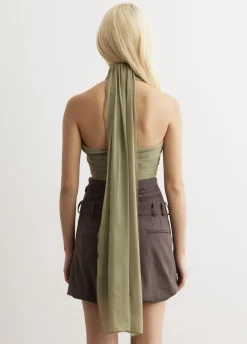 Draped Top Bra