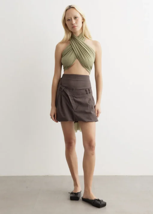 Draped Top Bra