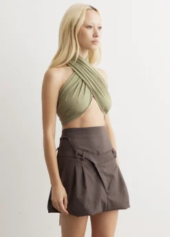 Draped Top Bra