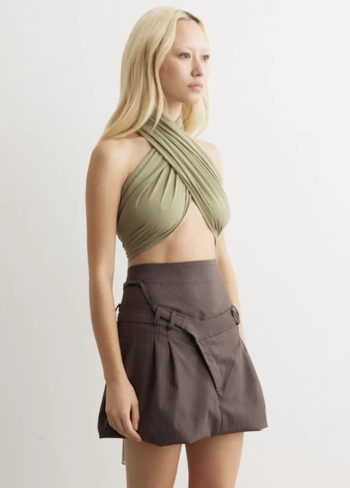 Draped Top Bra