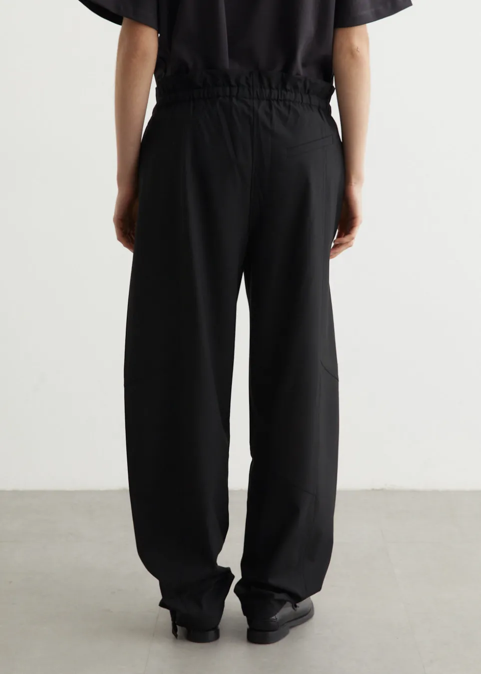 Drapey Melange Elasticated Waist Pants