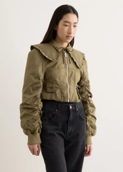 Duchesse Nylon Fitted Jacket