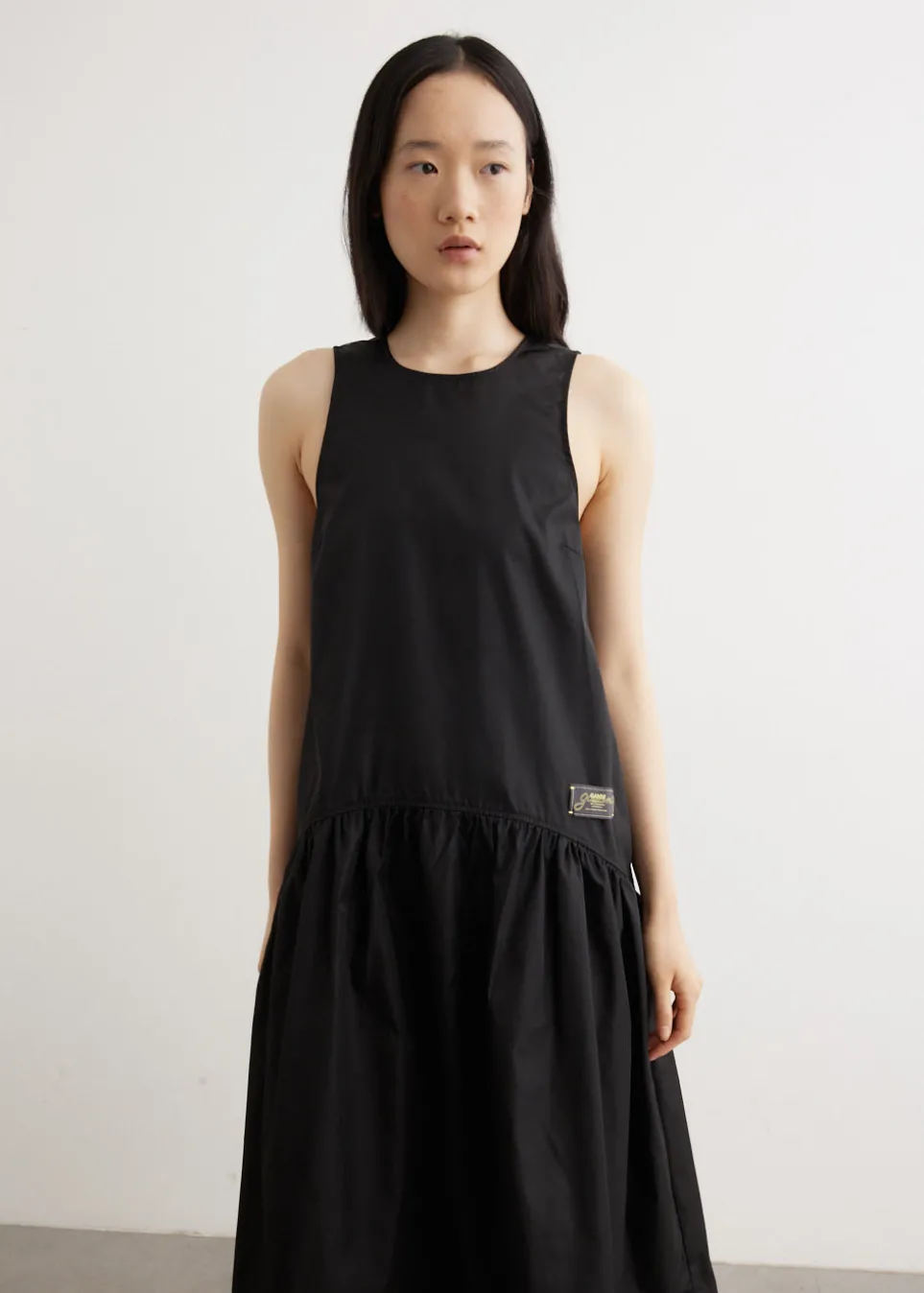 Duchesse Nylon Midi Dress