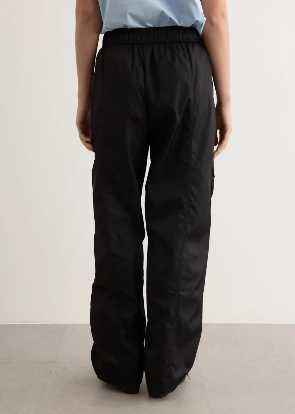 Duchesse Nylon Oversized Elasticated Pants