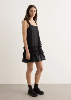 Duchesse Nylon U-Neck Mini Dress