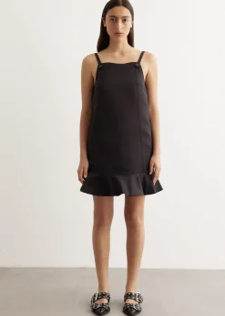 Duchesse Satin Mini Dress