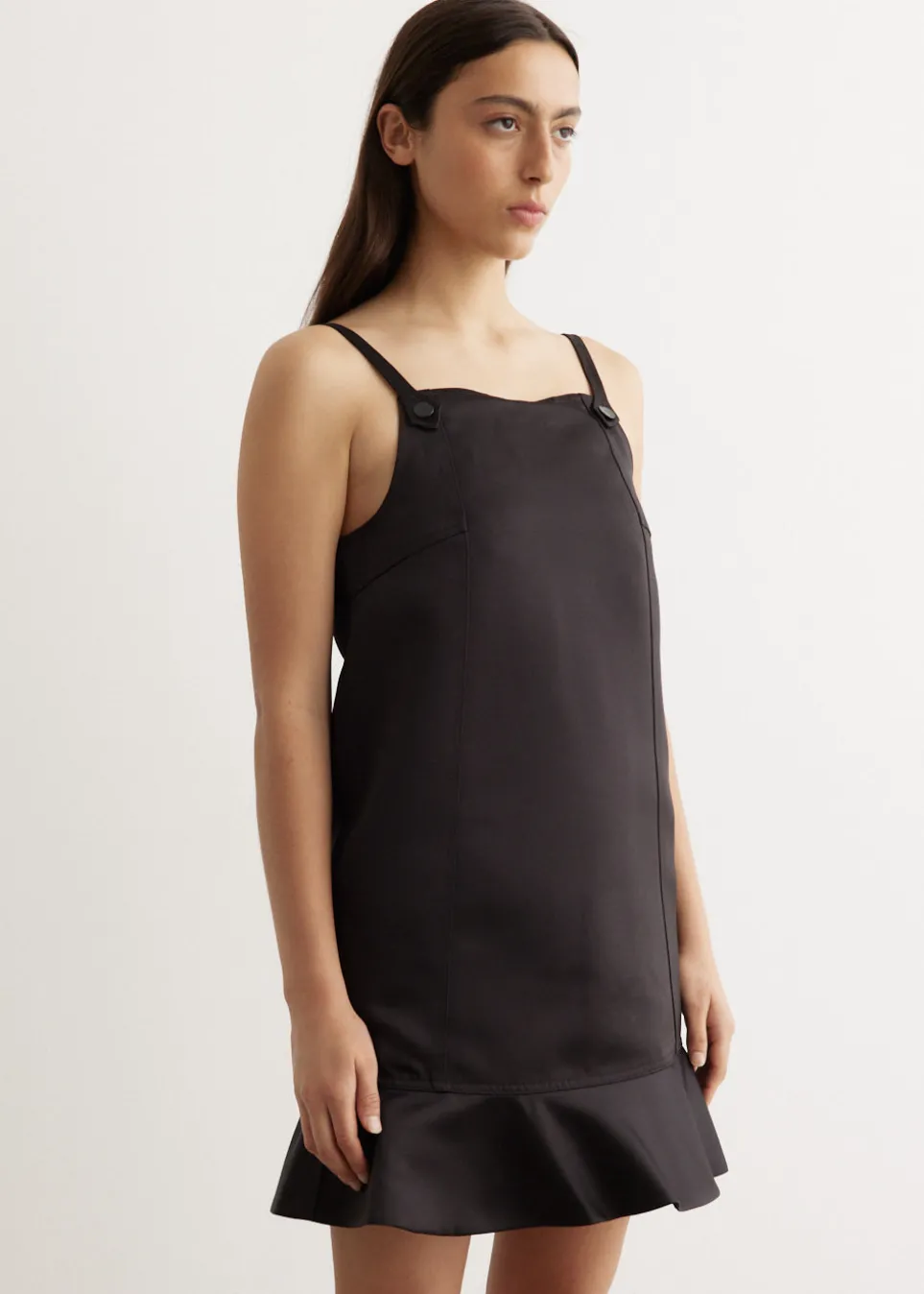 Duchesse Satin Mini Dress