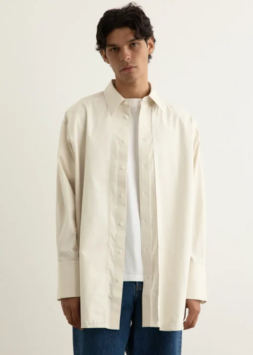 Edge Stitching Shirt