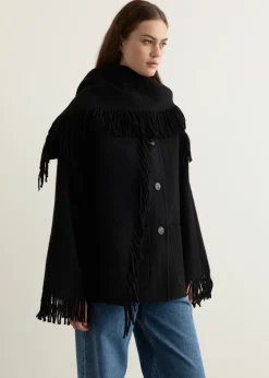 Embroidered Scarf Jacket