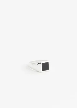 Enamel Square Signet