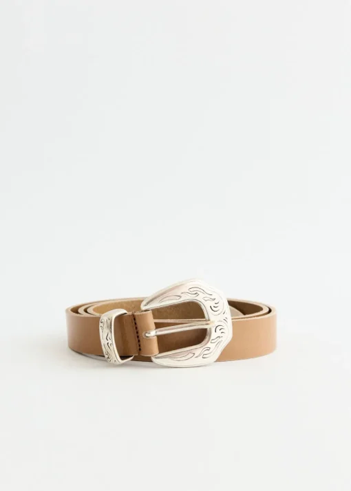 Engraved Western Belt