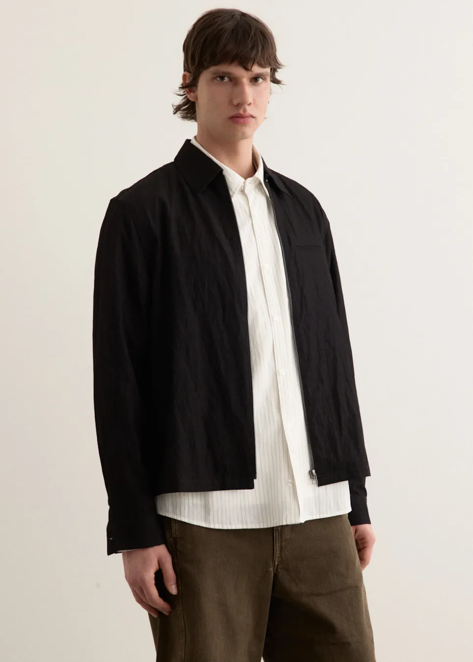 Erasure Zip Up Shirt