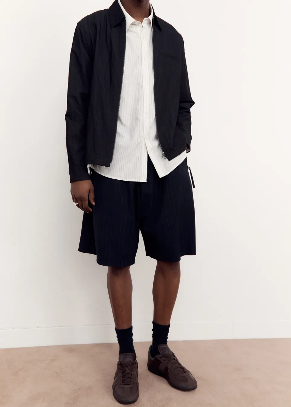 Erasure Zip Up Shirt