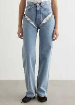 Evergreen Cut Out Jeans