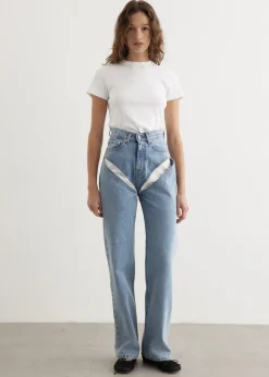 Evergreen Cut Out Jeans