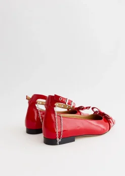 Eyelets Jewel Ballerinas