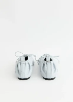 Eyelets Lace Up Ballerinas