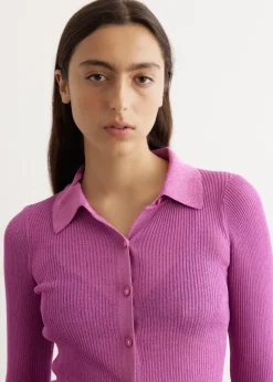 Eyre Knitted Lurex Shirt