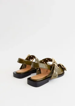 Feminine Buckle Ballerinas