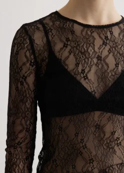 Field Lace Fitted Top