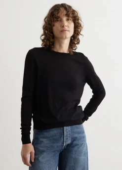 Fine Crew-Neck Knit