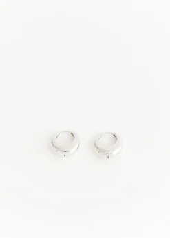 Flat Hoop Earrings