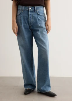 Franka Pleat Baggy Jeans