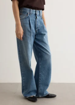 Franka Pleat Baggy Jeans