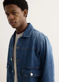 Full Button Denim Jacket