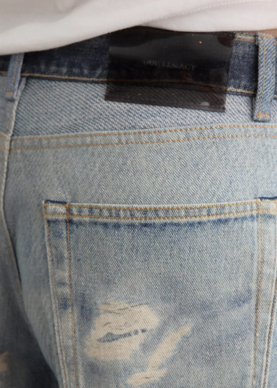 Full Cut Digital Print Denim Jeans