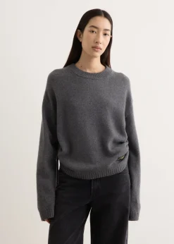 Future Wool Mix Oversized O-Neck Jumper