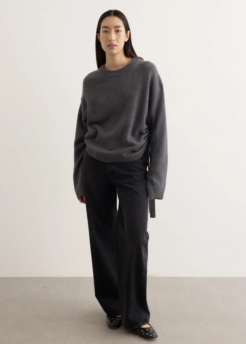 Future Wool Mix Oversized O-Neck Jumper