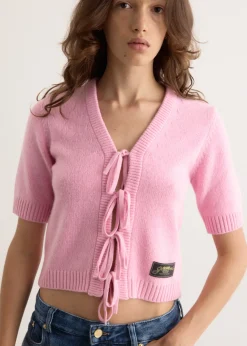 Future Wool Mix Short Sleeve Cardigan