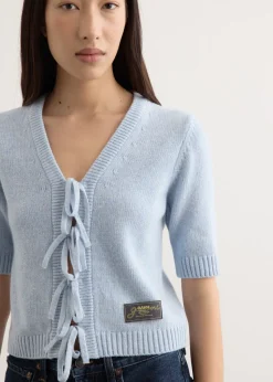 Future Wool Mix Short Sleeve Cardigan