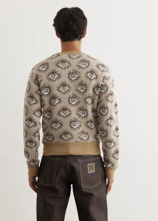 8G Jacuqard Knit SPEAKEASY Vintage Sweater