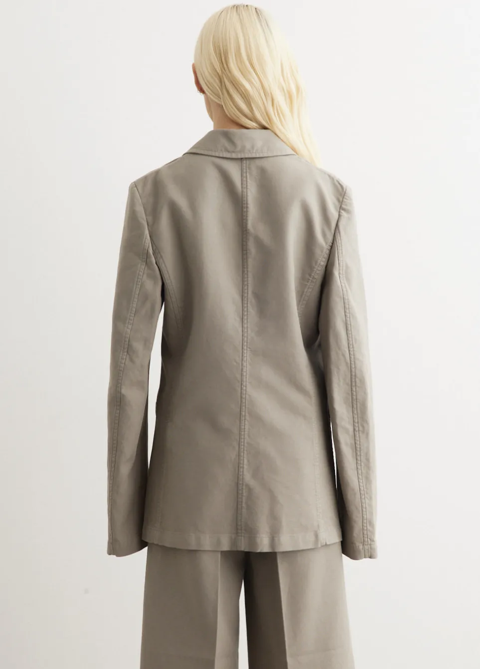 Garment Dyed Cotton Blazer