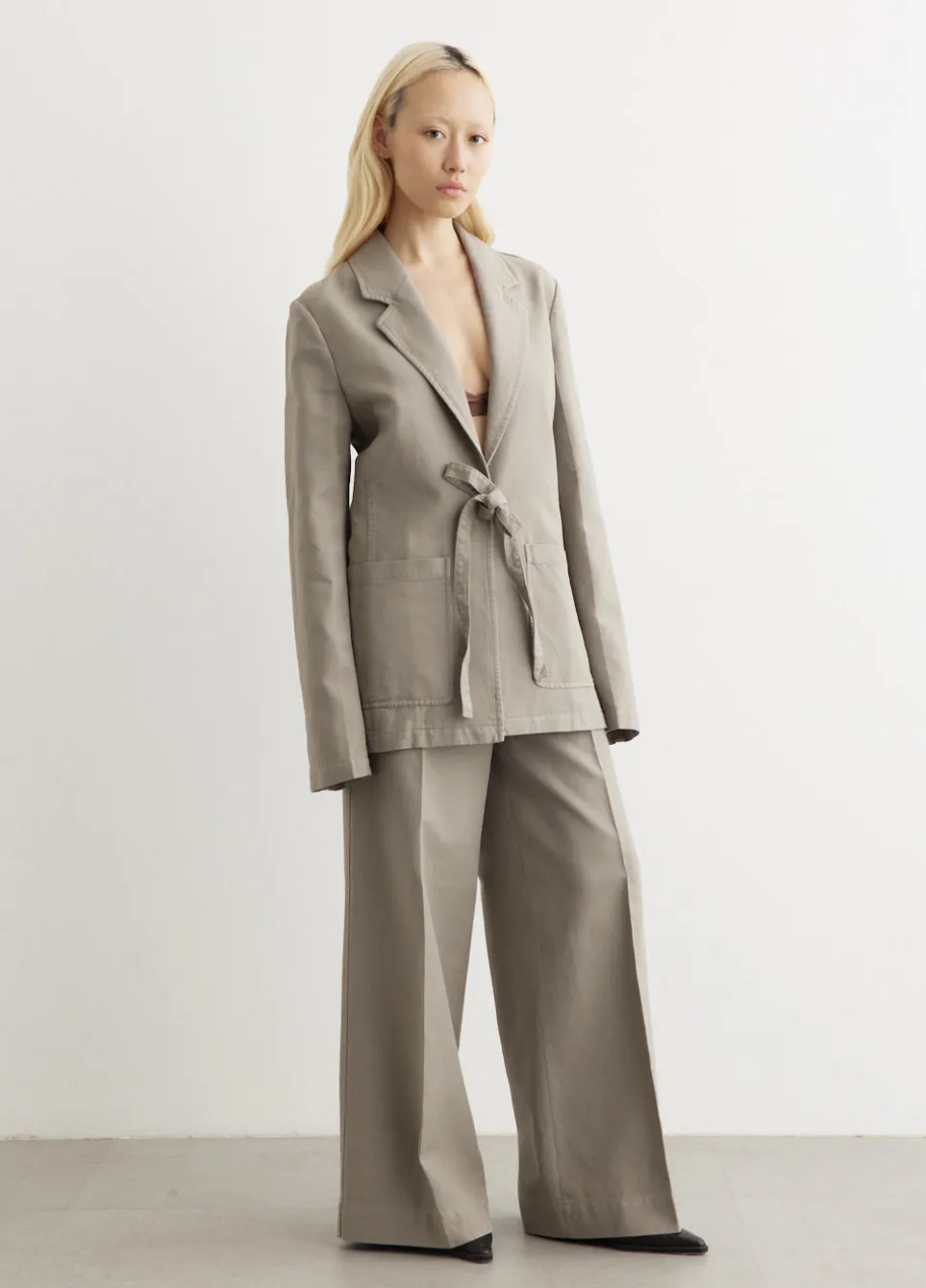 Garment Dyed Cotton Blazer