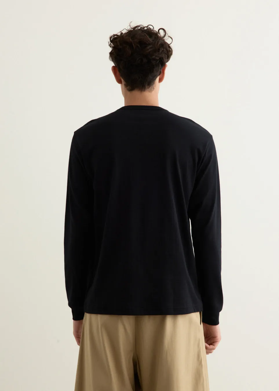 Garment Print Long Sleeve T-Shirt