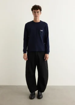 Garment Print Long-Sleeve T-Shirt