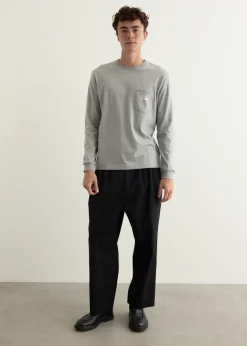 Garment Print Long-Sleeve T-Shirt