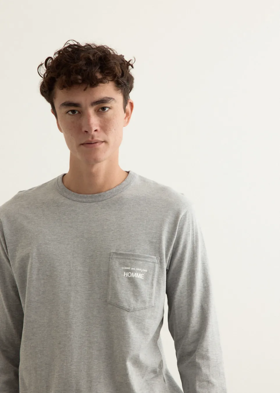 Garment Print Long-Sleeve T-Shirt