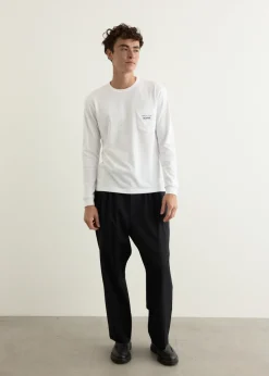 Garment Print Long-Sleeve T-Shirt