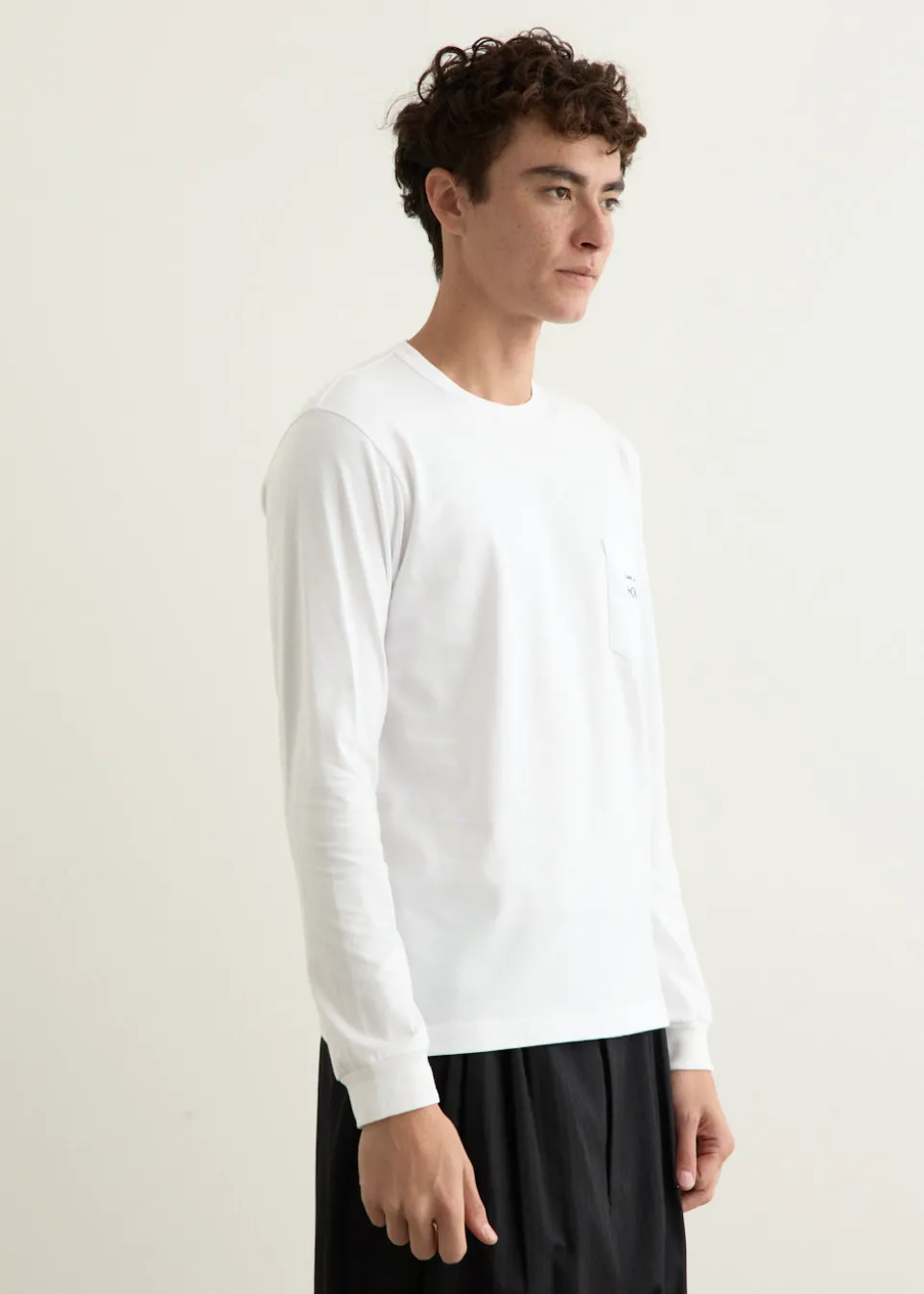 Garment Print Long-Sleeve T-Shirt