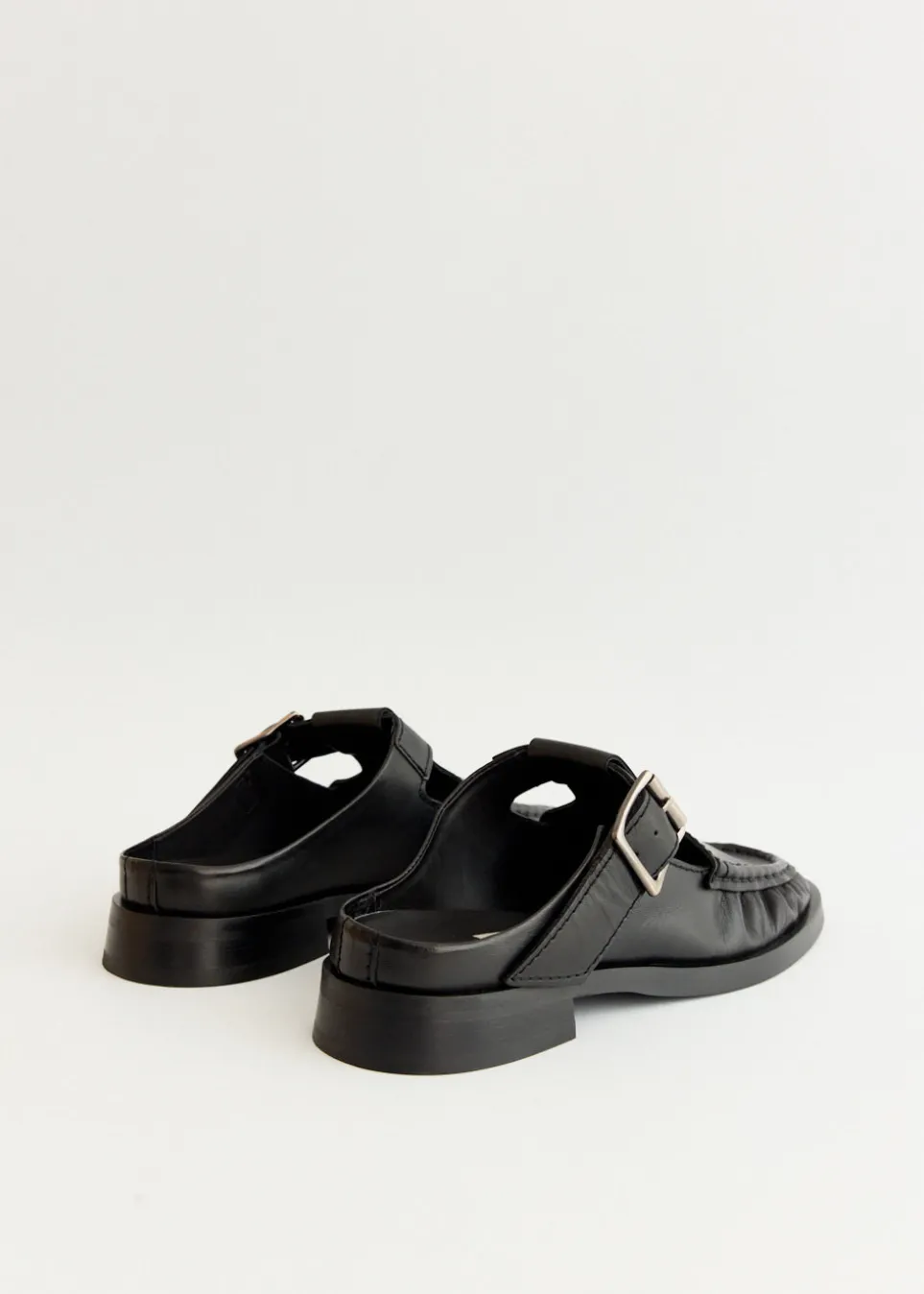 Gianna Buckled Mules