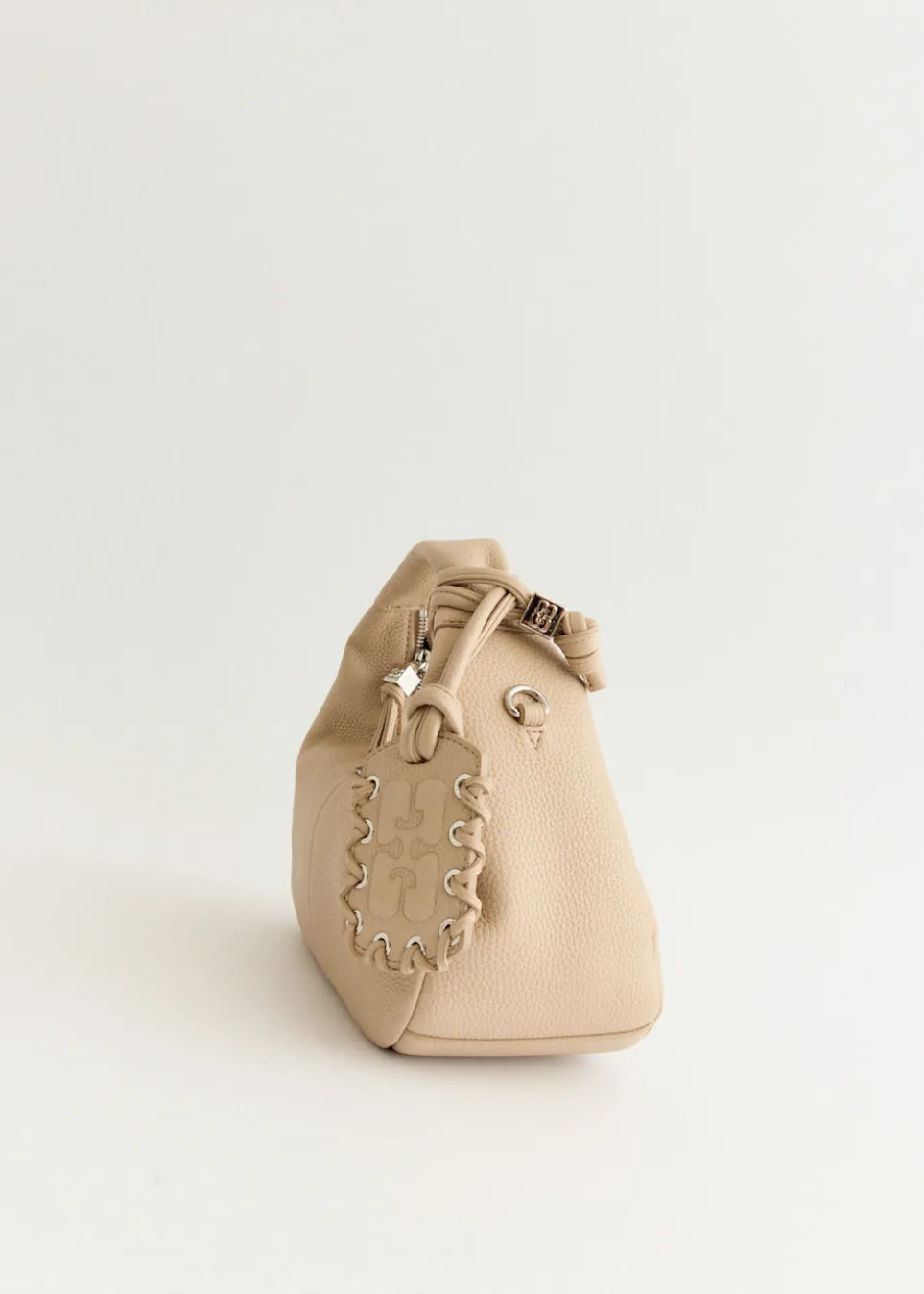 Grained Mini Hobo Bag